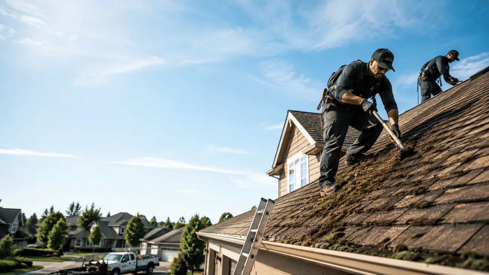 Roof Moss Removal in Advance, IN near me